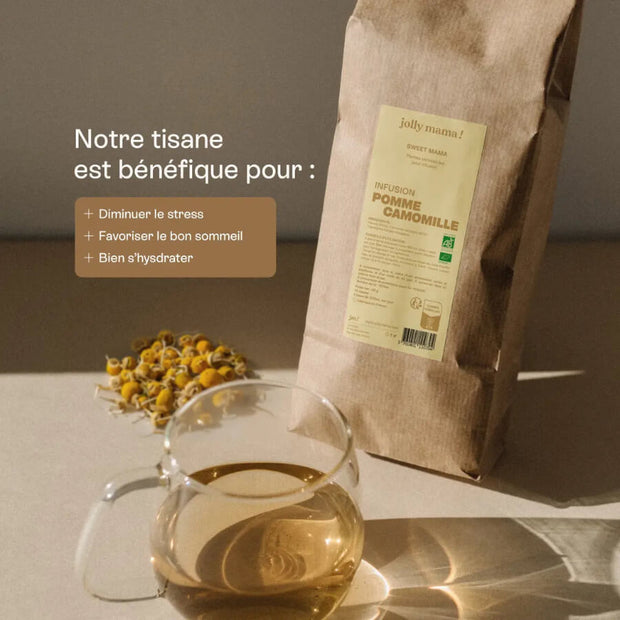 Sweet mama tisane pomme camomille en vrac - Jolly mama