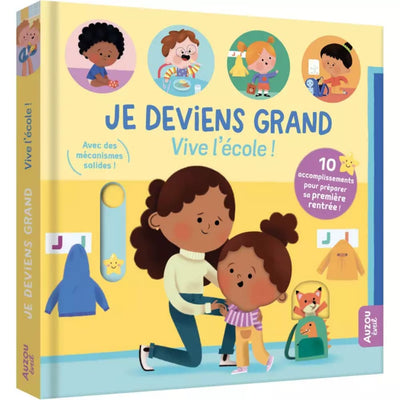 Livre je deviens grand "Vive l'école" - Auzou