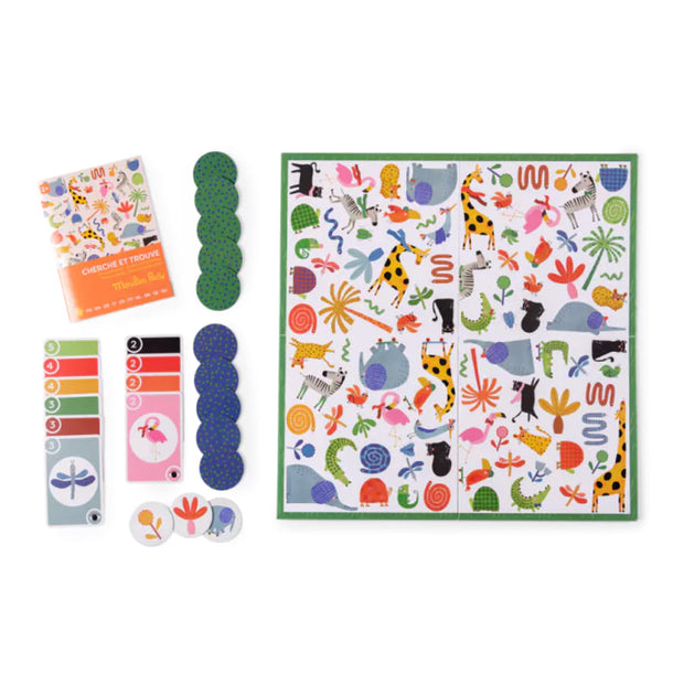 Jeu cherche et trouve les toupitis - Moulin Roty