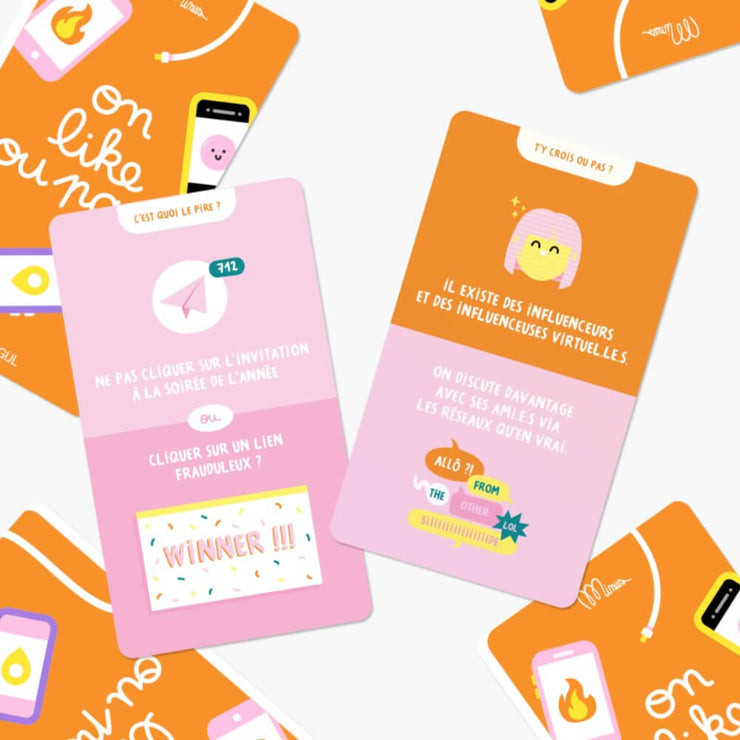 Jeu On like ou pas ? - Minus Editions