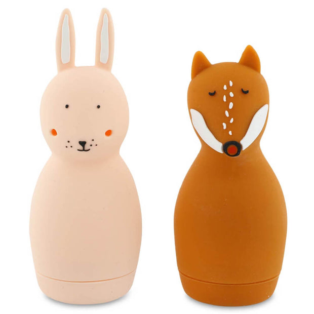 Jouet de bain aspergeur lapin et renard - Trixie