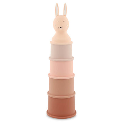 Jouet de bain gobelets empilables lapin - Trixie