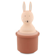 Jouet de bain gobelets empilables lapin - Trixie
