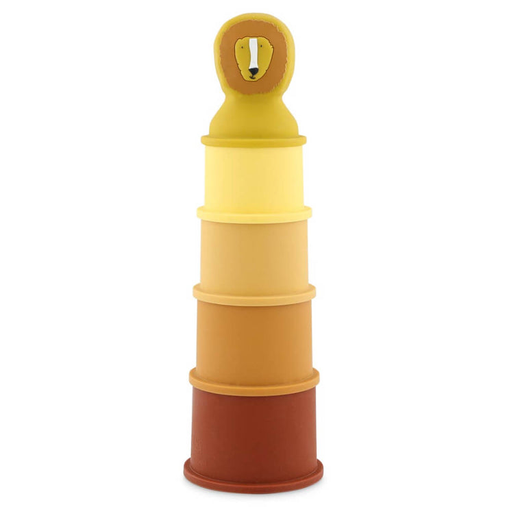 Jouet de bain gobelets empilables lion - Trixie
