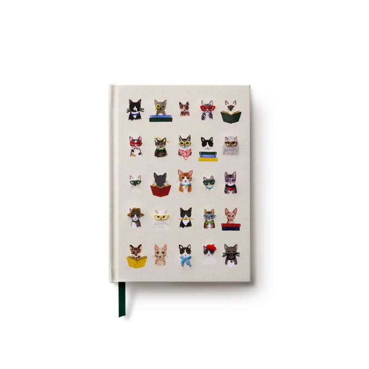 Journal Brodé Chat Studieux - Rifle Paper Co