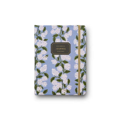 Journal Hortensia avec stylo - Rifle Paper Co