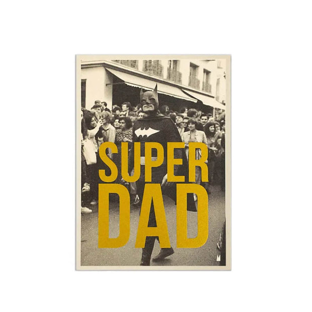 Affiche SUPER DAD format A5 - Carte Kencre