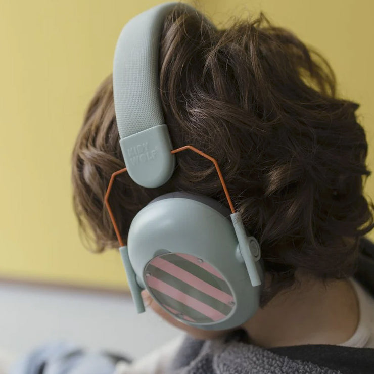 Casque antibruit vert - Kidywolf