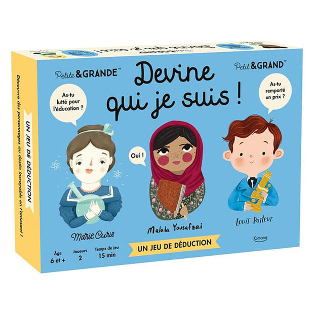 Jeu devine qui je suis - Petit & Grand - Kimane