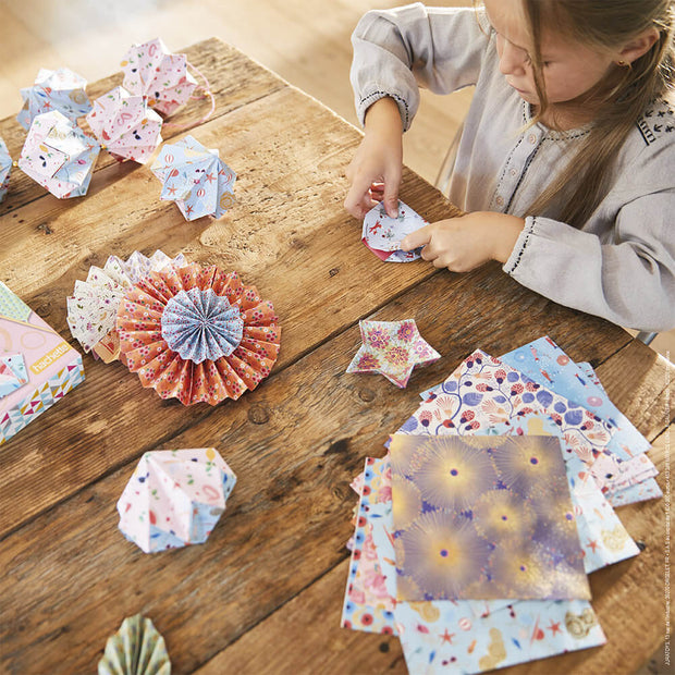 Kit Origami - 6 jolies décos Origami - Janod