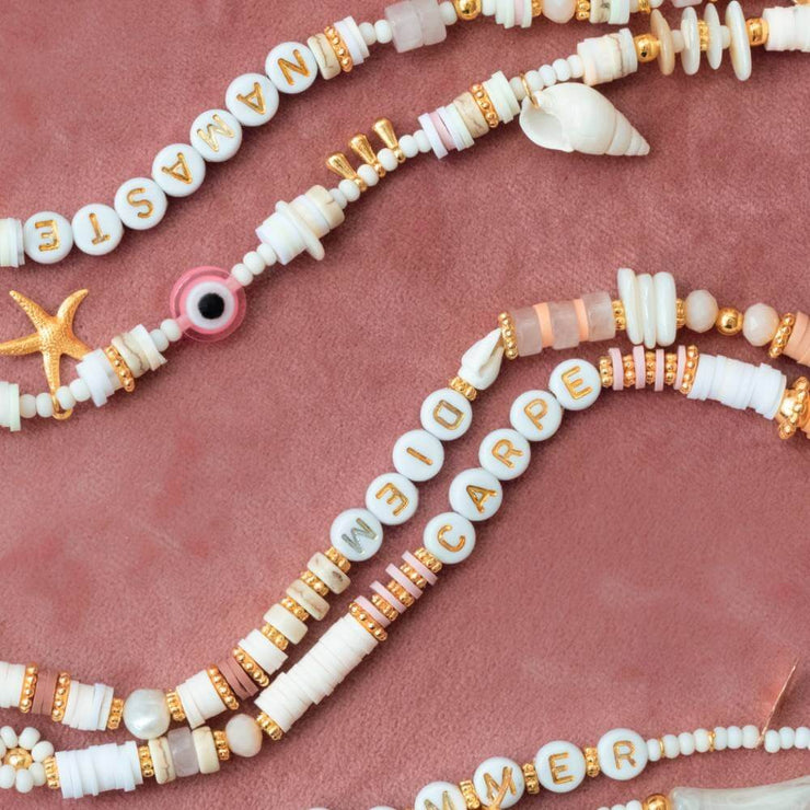 Mes bijoux de telephone en perle Heishi - La Petite Épicerie