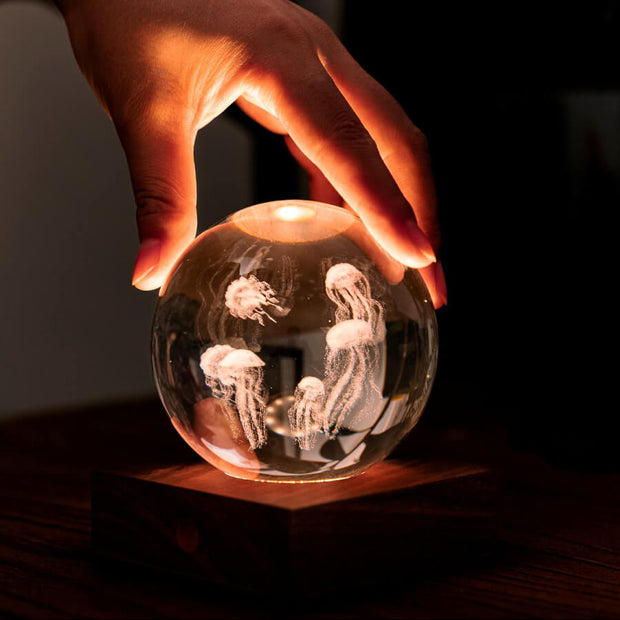 Lampe Crystal - Méduses - Gingko