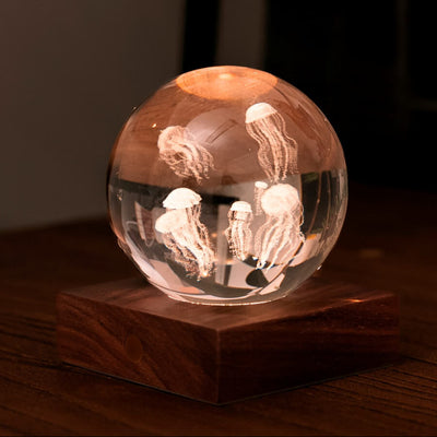 Lampe Crystal - Méduses - Gingko