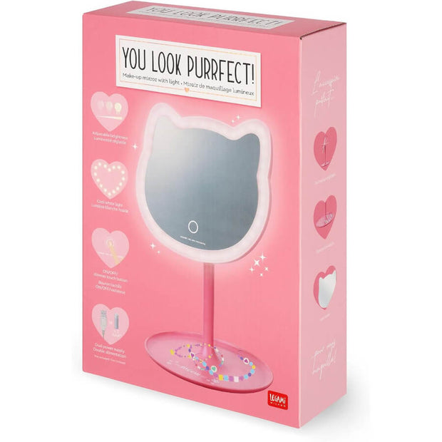 Lampe miroir chat - Legami