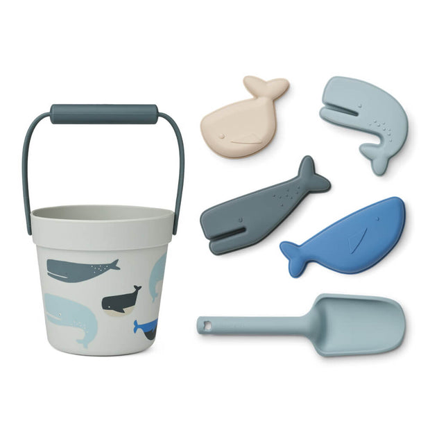Seau en silicone baleine - Liewood