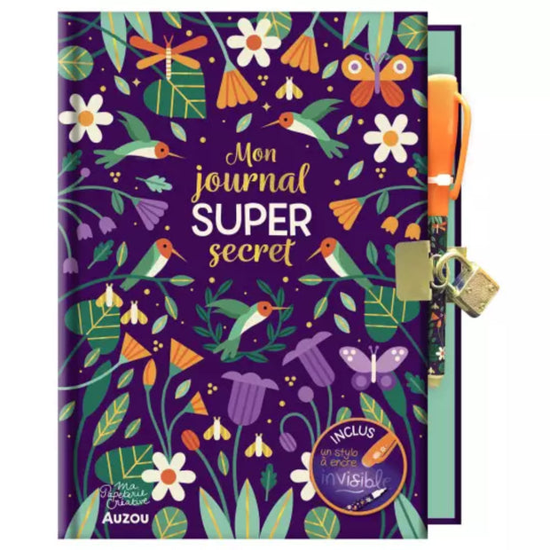 Mon journal super secret encre invisible - Auzou
