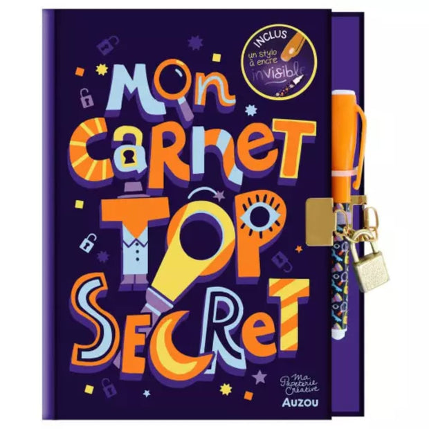 Mon carnet top secret - Auzou