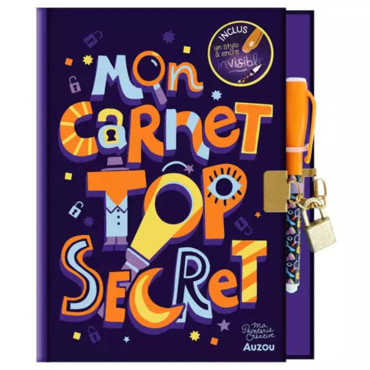 Mon carnet top secret - Auzou