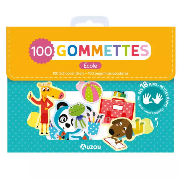 100 gommettes école - Auzou