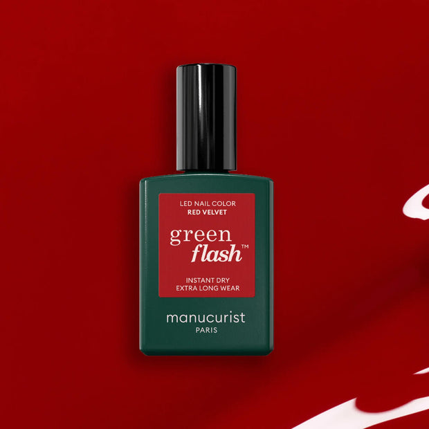 Manucurist - Vernis Green Flash Red Velvet