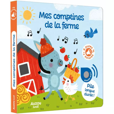 Livre Mes comptines de la ferme - Auzou