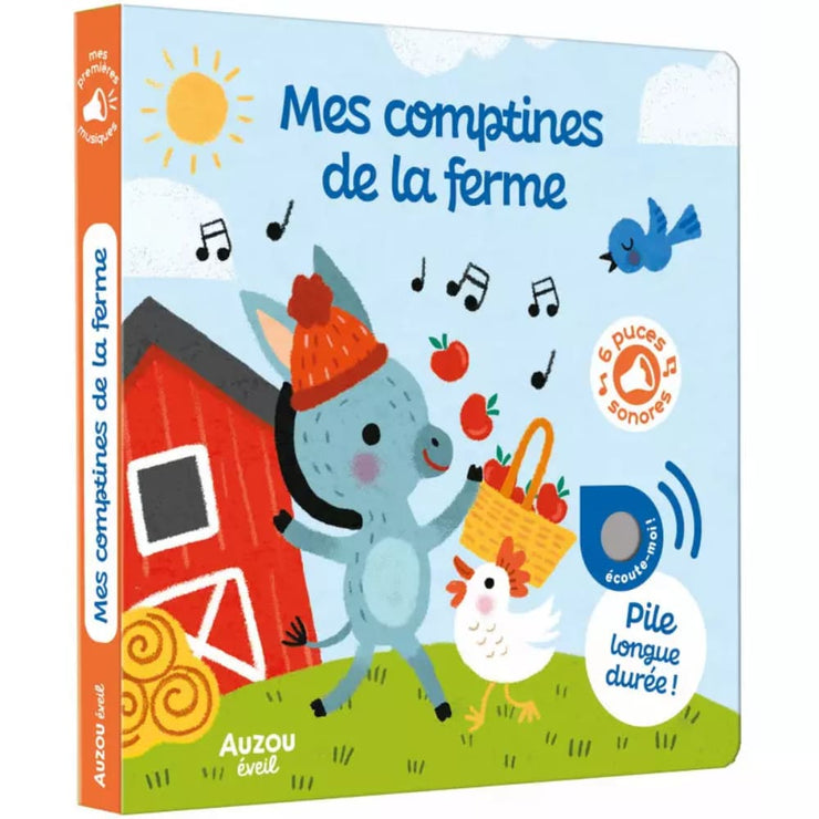 Livre Mes comptines de la ferme - Auzou