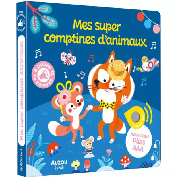 Livre Mes supers comptines d'animaux - Auzou
