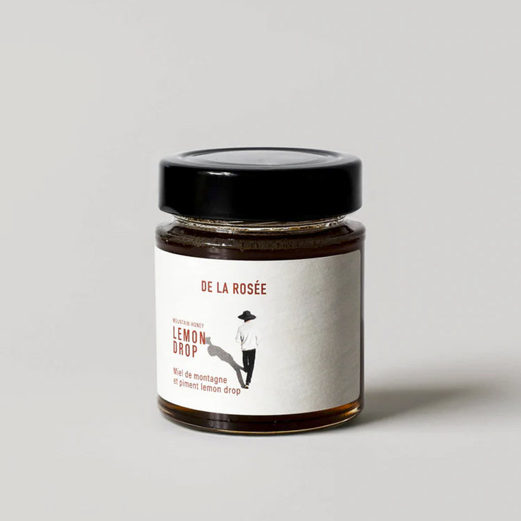 Miel de montagne et piment lemon drop 185gr - De la rosée
