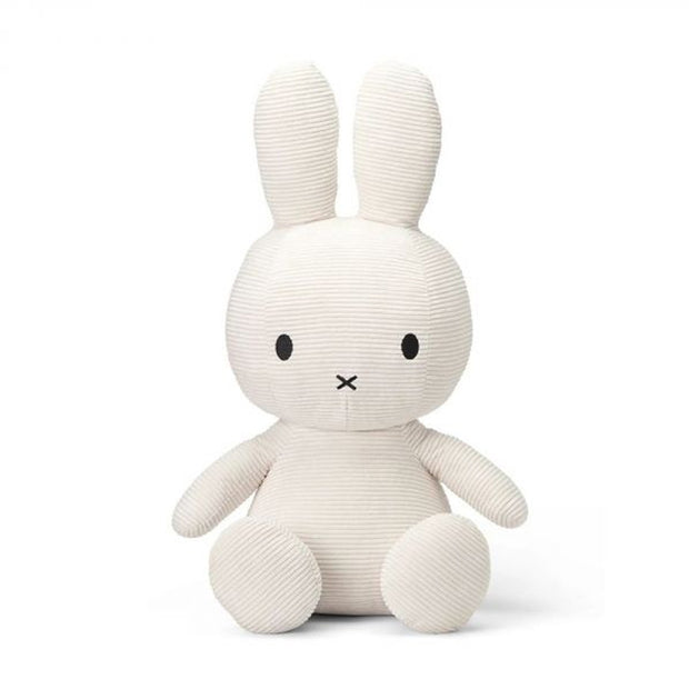 Peluche Miffy - Velours côtelé - blanc 70 cm - Bon Ton Toys