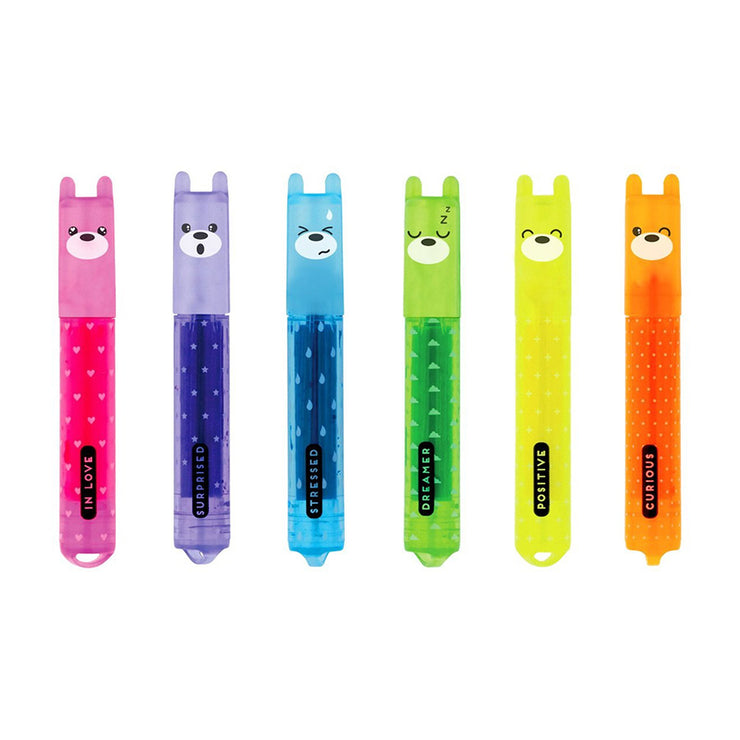 Set de 6 mini surligneurs neon - Legami