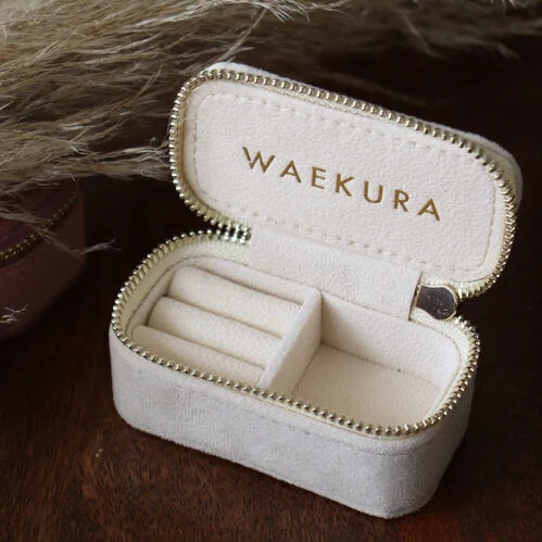 Petite Boîte à bijoux de voyage Neige - Waekura