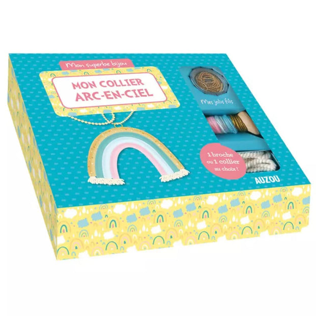 Kit bijoux mon collier arc-en-ciel - Auzou