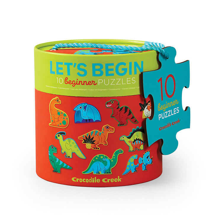 Puzzle Let's beguin Dinosaures - Crocodile Creek