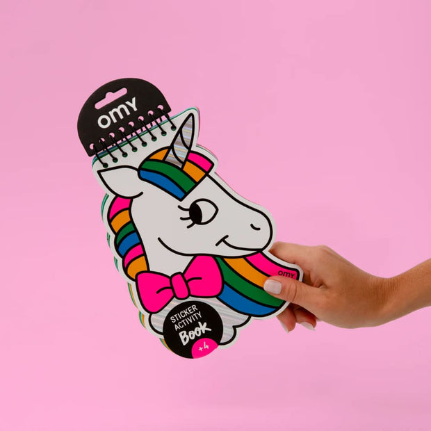 Carnet de stickers - Licorne - Omy