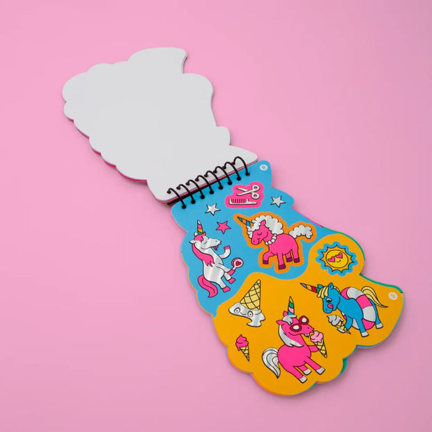 Carnet de stickers - Licorne - Omy