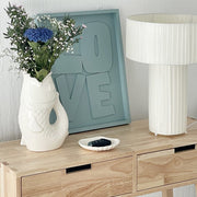Vase Pichet Poisson GM - Blanc Cassé - Opjet Paris