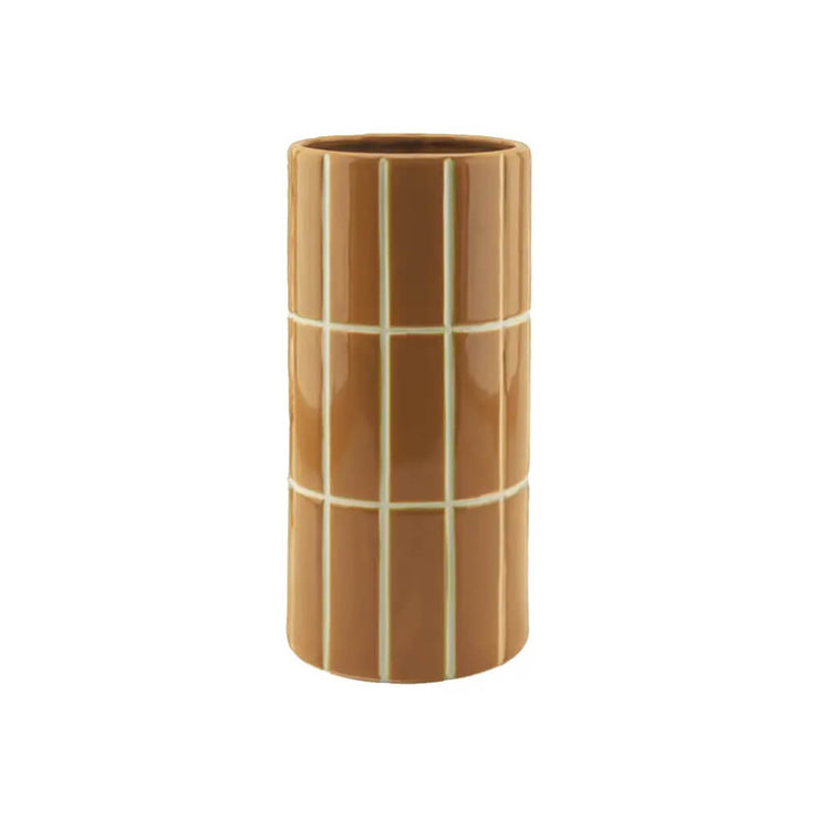 Vase Carrelage Ocre - Opjet Paris