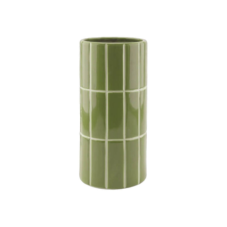 Vase Carrelage Vert - Opjet Paris