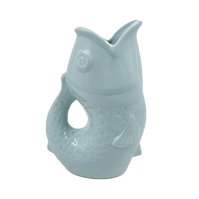 Vase Pichet Poisson GM - Bleu Givré - Opjet Paris
