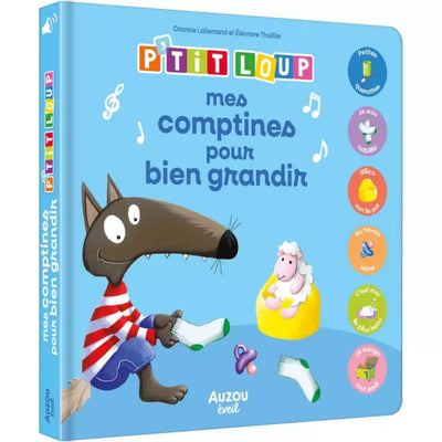 Livre les comptines pour bien grandir - Auzou