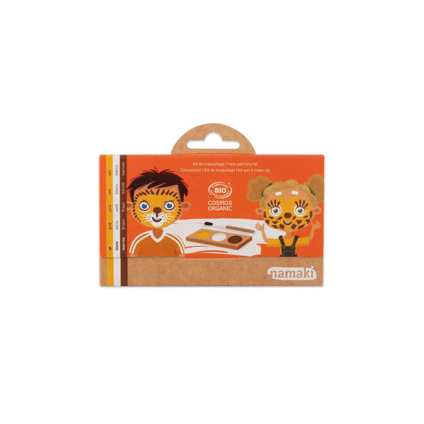 Kit de maquillage 3 couleurs lion et girafe - Namaki