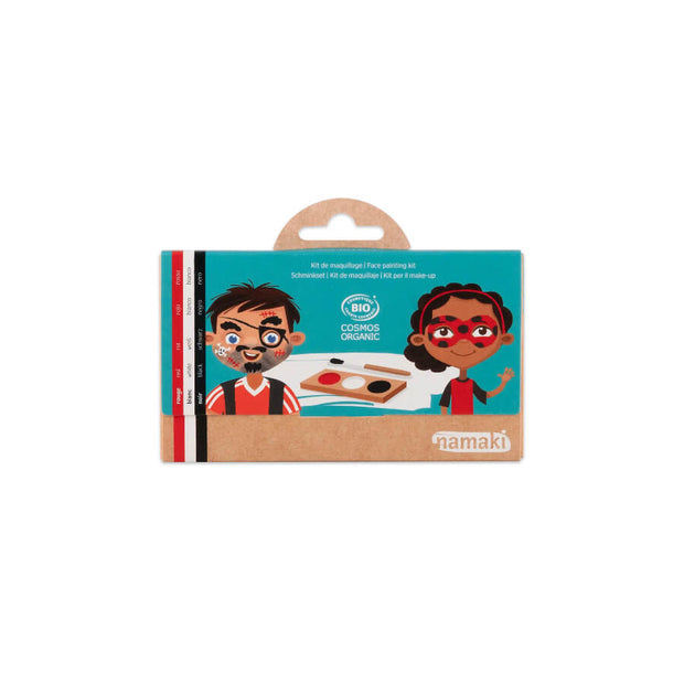 Kit de maquillage 3 fards pirate et coccinelle - Namaki