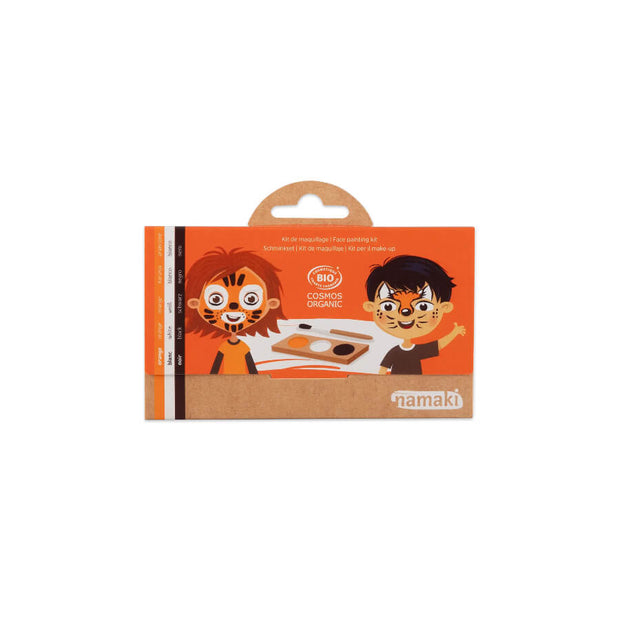 Kit de maquillage 3 fards tigre et renard - Namaki