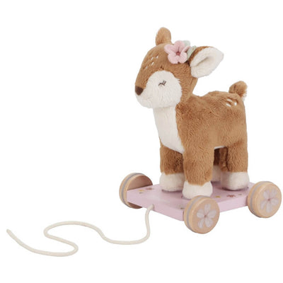 Peluche à tirer faon - Little Dutch