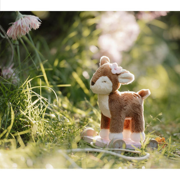 Peluche à tirer faon - Little Dutch