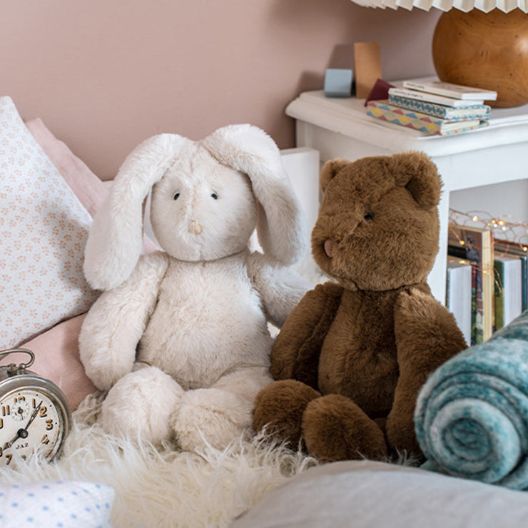 Peluche lapin crème Arthur et louison - Moulin Roty