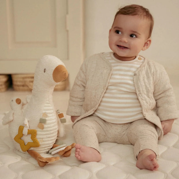 Peluche oie d'activité - Little Dutch