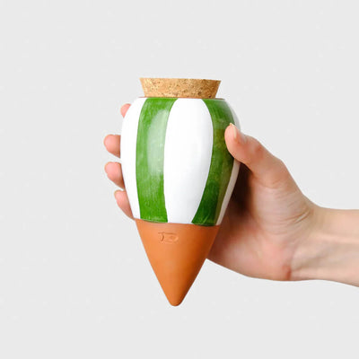 Olla - Rayée Vert et Blanc - Pépin