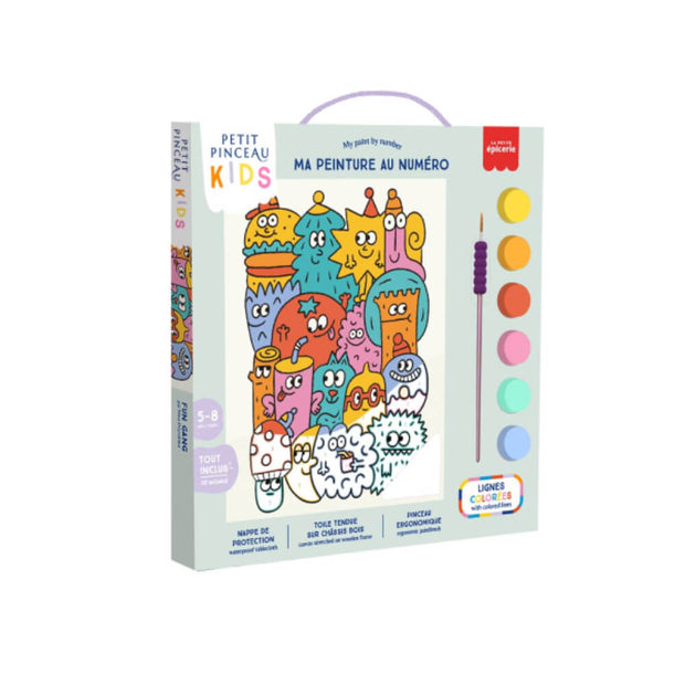 Kit peinture au numéro fun gang - La Petite Épicerie