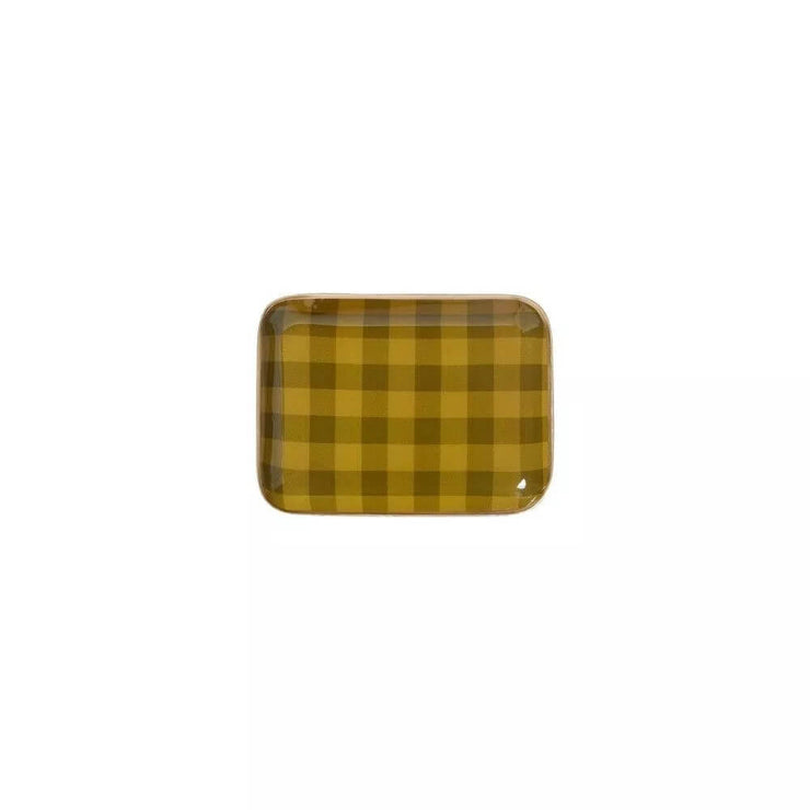 Petit Plateau - Vichy Olive - Bonheur du Jour